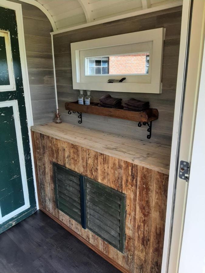 Glamping De Vrije Wind, Tentverhuur Houwerzijl Ngoại thất bức ảnh